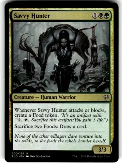 Savvy Hunter Throne of Eldraine Regular MTG - Image 1