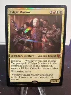 MTG Edgar Markov foil - Commander 2017 - Image 1