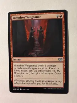 MTG Magic the Gathering Vampires' Vengeance (180/561) Innistrad Crimson Vow LP - Image 1