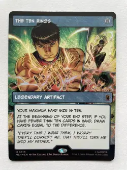 MTG The Ten Rings BORDERLESS FOIL 0313 MSH - Image 1