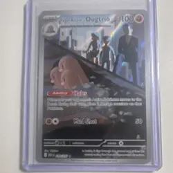 Nintendo Pokemon TCG Team Rocket Team Rocket's Dugtrio 62/82 Holo Rare 100 HP - Image 1