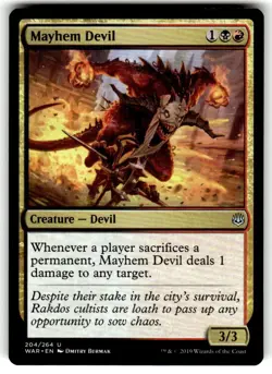 Mayhem Devil War of the Spark Regular MTG - Image 1