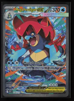 Mega Feraligatr ex 274/217 Ascended Heroes Pokemon Holo - Image 1