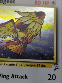 Pokemon Pidgeot Base Set 2 Holo Rare 14/130 WOTC 2000 - Image 5