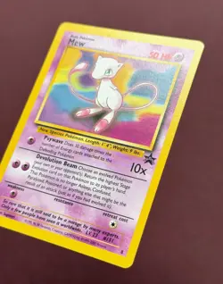 Pokemon 2000 Black Star Promo #8 Mew, Wizards of the Coast TCG, Vintage Eng NM - Image 2
