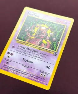 Pokemon 2000 Black Star Promo #14 Mewtwo, Wizards of the Coast TCG Vintage NM - Image 2