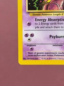 Pokemon 2000 Black Star Promo #14 Mewtwo, Wizards of the Coast TCG Vintage NM - Image 5