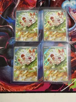 4* Scorbunny 2026 Pokemon Ascended Heroes #225 Illustration Rare - Image 2