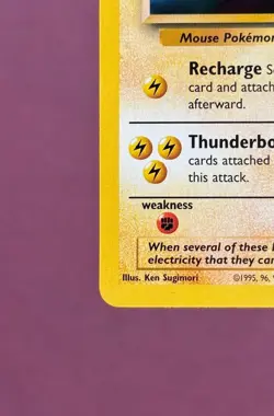 Pokemon 1999 Black Star Promo #4 Pikachu, WB Movie Gold Stamp WOTC Vintage NM - Image 5