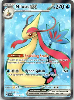 Milotic ex 217/191 Ultra Rare Surging Sparks Holo NM - Image 1