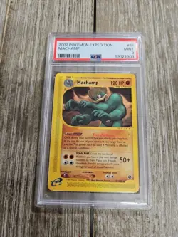 PSA 9 2002 Pokemon Expedition Machamp #51 - Image 1