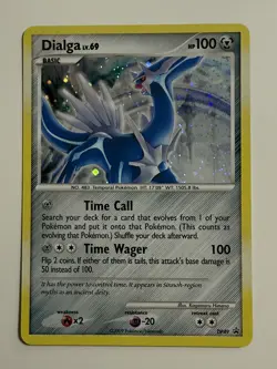 Dialga DP49 Black Star Promo 2009 Holo Pokemon LP - Image 1