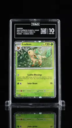 2025 POKEMON PRE EN-PRISMATIC EVOLUTIONS 8-PACK MINI TIN LEAFEON TAG 10 - Image 1