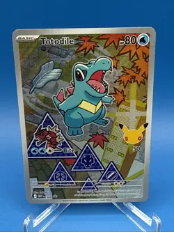 Pokemon TCG Totodile 048 Black Star Promo First Partners Collection Series 2 NM - Image 1