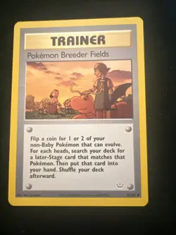 Pokemon Breeder Fields 62/64 Neo Revelation Regular - Image 1