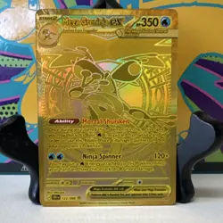 Pokemon TCG Chaos Rising Mega Greninja Ex 122/086 Mega Hyper Rare - English NM - Image 1
