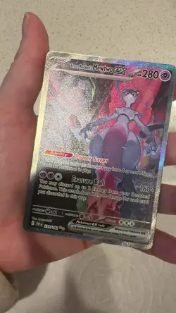 Pokemon TCG Team Rockets Mewtwo EX 231/182 Full Art Destined Rivals - Image 2