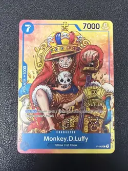 2024 One Piece 2nd Anniversary Tournament Participant Monkey D Luffy Promo V - Image 1