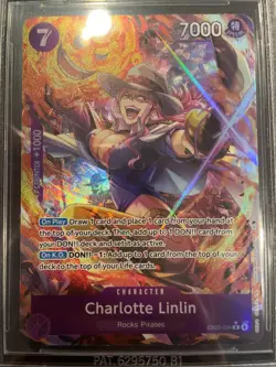 CHARLOTTE LINLIN - One Piece Extra Booster Heroines EB03 034 Alt Art - BGS 9.5 - Image 3