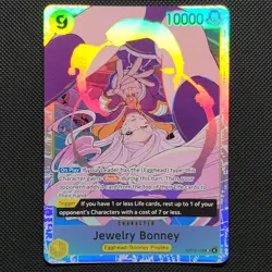 One Piece TCG Jewelry Bonney OP13-108 SR Foil Carrying On His Will NM EN - Image 1