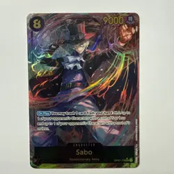 ONE PIECE CCG Sabo OP07-118 500 Years in the Future Parallel Foil 9000 EN - Image 1