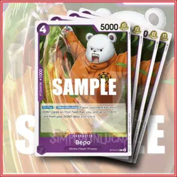 ONE PIECE TCG: Bepo ST10-012 x4 Ultra Deck The Three Captains - Image 1