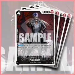ONE PIECE TCG: Absalom OP06-081 x4 Rare | Wings of the Captain🔥 - Image 1