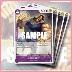 ONE PIECE TCG: Jean Bart ST10-009 x4 Ultra Deck The Three Captains - Image 1