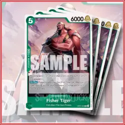 ONE PIECE TCG: Fisher Tiger OP07-032 x4 Rare | 500 Years in the Future 🔥 - Image 1