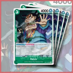 ONE PIECE TCG: Raizo OP01-052 Uncommon x4 | Romance Dawn🔥 - Image 1