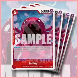 ONE PIECE TCG: Smiley OP10-009 Rare x4 Royal Blood - Image 1