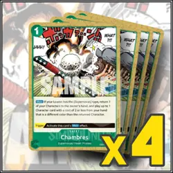 ONE PIECE TCG: CHAMBRES Memorial Collection EB01-020 x4🔥 - Image 1