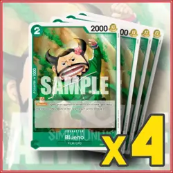 ONE PIECE TCG: BLUENO Memorial Collection EB01-017 x4🔥 - Image 1