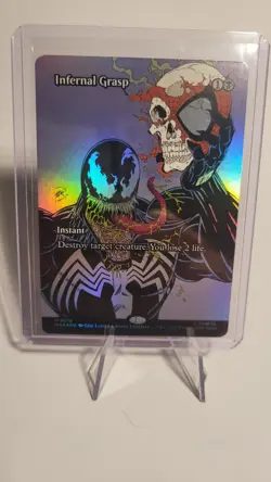 Infernal Grasp - 0018 - M - Borderless - Foil - Marvel's Spider-Man - MTG - NM/M - Image 1