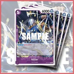 ONE PIECE TCG: Killer ST10-007 x4 | Ultra Deck The Three Captains - Image 1