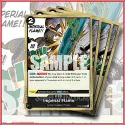 ONE PIECE TCG: Imperial Flame OP08-094 x4 | Rare Two Legends - Image 1