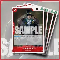 ONE PIECE TCG: Outlook III OP07-003 x4 Rare | 500 Years in the Future 🔥 - Image 1