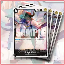 ONE PIECE TCG: Page One OP08-092 x4 | Rare Two Legends - Image 1