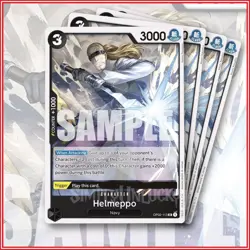 ONE PIECE TCG: Helmeppo ST19 OP02-113 Uncommon x4 BLACK Starter Deck Smoker - Image 1