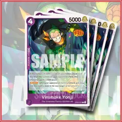 ONE PIECE TCG: Vinsmoke Yonji OP06-067 x4 Rare | Wings of the Captain🔥 - Image 1