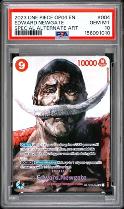 Edward Newgate SP OP04 PSA 10 One Piece Kingdoms of Intrigue OP02-004 English - Image 1