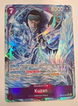 Kuzan Alternate Art OP16-063 - One Piece The Time of Battle - Image 1