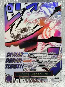 Bandai One Piece TCG Divine Departure OP13-076 Alt Art Foil Rare English - Image 1