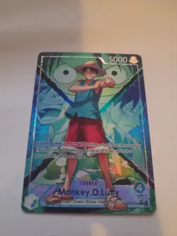 One Piece 🔥 Monkey. D. Luffy Foil Alt. Art Leader OP-16-22 The Time of Battle - Image 1