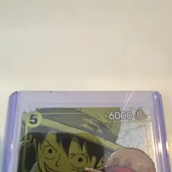 Bandai One Piece Monkey D. Luffy P-106 Winner Promo Holo Character 6000/5 - Image 3
