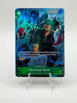 One Piece TCG Roronoa Zoro PRB02-006 Alternate Art Foil NM - Image 1