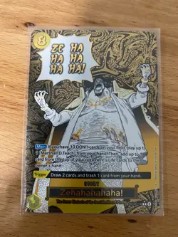 ZEHAHAHAHA! ALT ART MANGA EVENT OP16-116 One Piece The Time of Battle English - Image 1