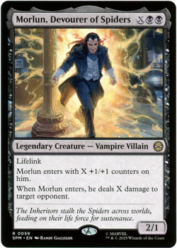 Morlun, Devourer of Spiders - 0059 - Marvel's Spider-Man MTG - NM/M Ships Now - Image 1
