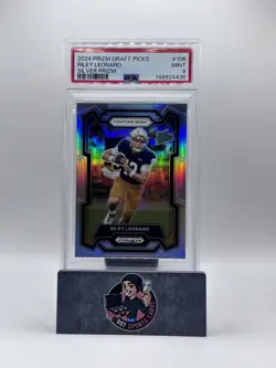 2024 PRIZM DRAFT PICKS RILEY LEONARD SILVER PRIZM psa 9 - Image 1