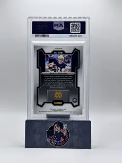 2024 PRIZM DRAFT PICKS RILEY LEONARD SILVER PRIZM psa 9 - Image 2
